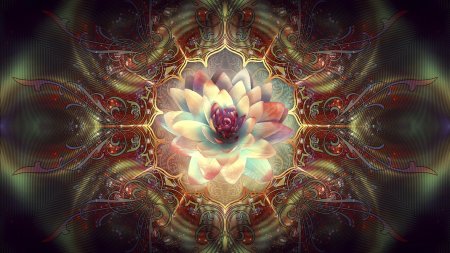 Фрактал цветок Мандала