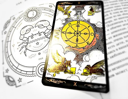 Колесо фортуны золотое Таро