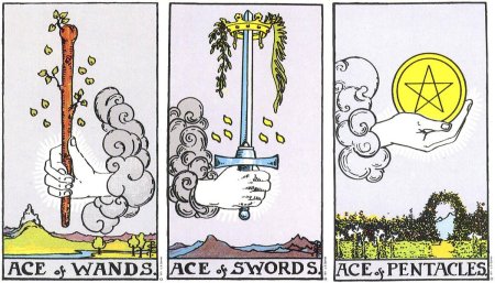 Таро туз пентаклей Таро Уайта