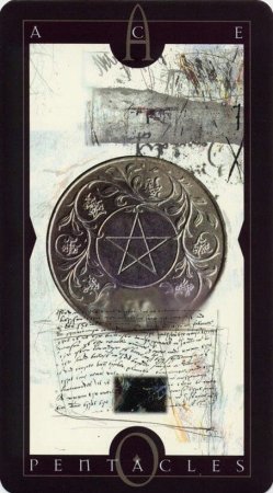 Туз пентаклей Таро ведьм
