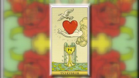 Карта Таро туз чаш