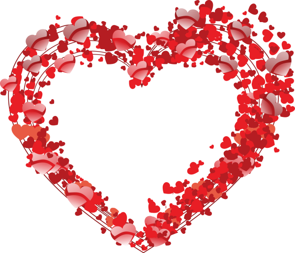 Рамка сердечки