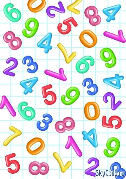 Математический фон для детей