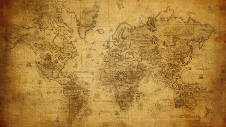 Старинная карта фон