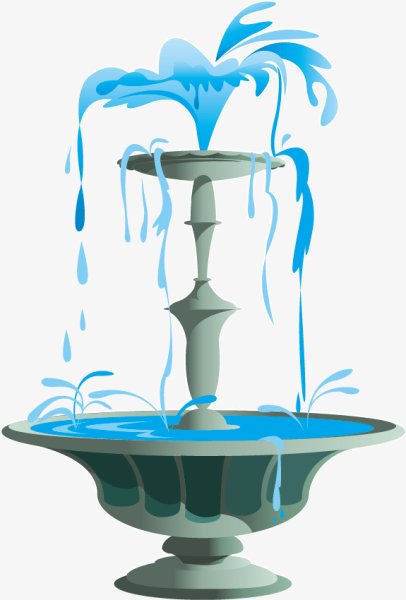 Фонтан мультяшный