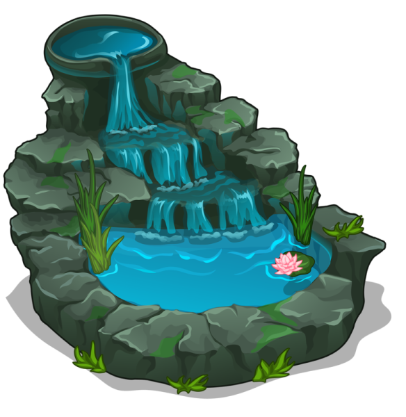 Фонтан мультяшный