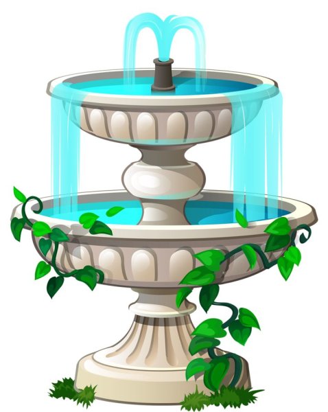 Фонтан мультяшный