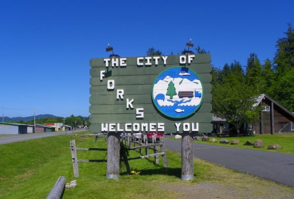 Городок Форкс штат Вашингтон