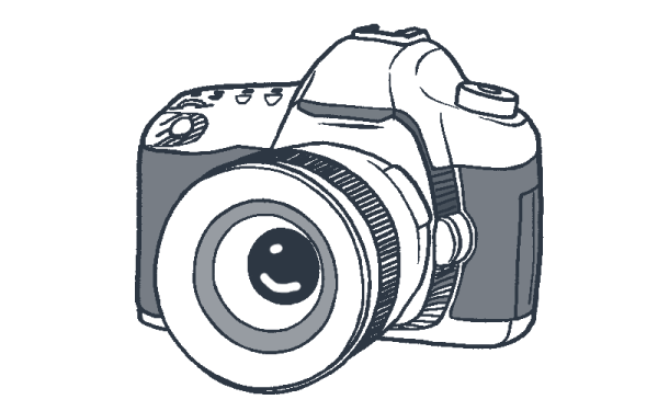 Фотокамера схематично