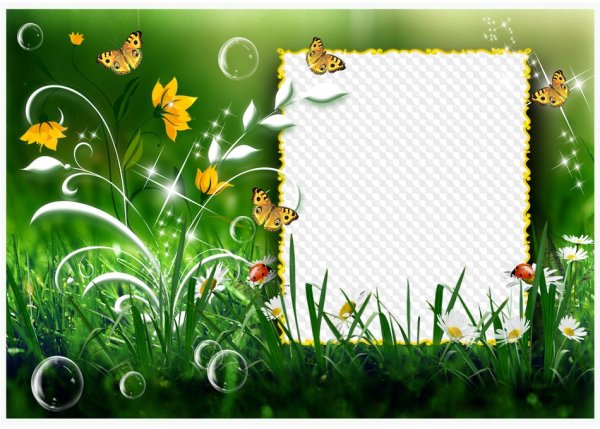 Летние рамки для фотошопа