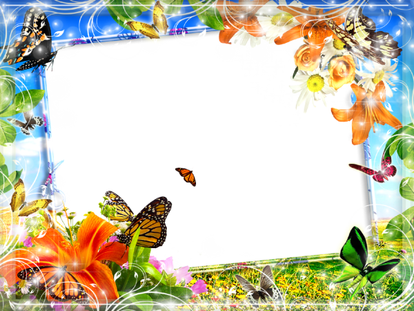 Рамки для фотошопа лето