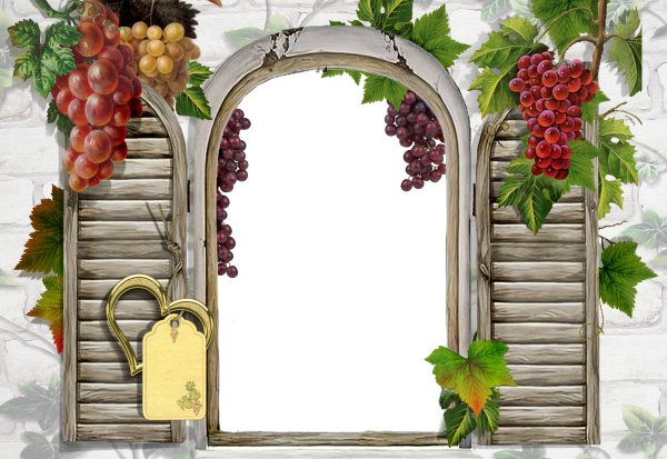 Фоторамка виноград