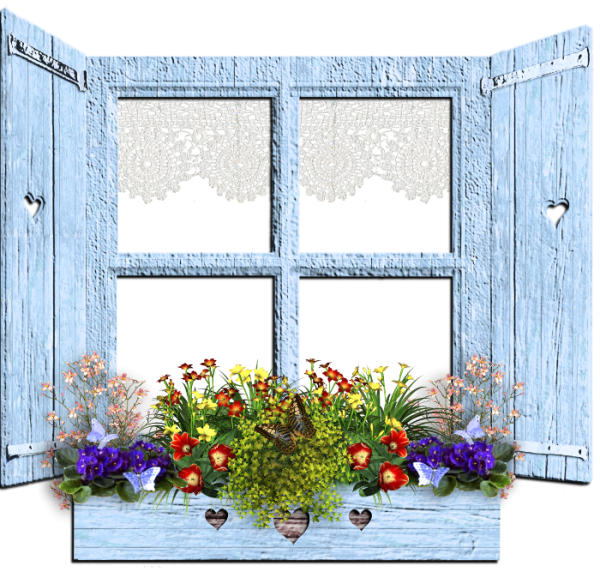 Окно на прозрачном фоне