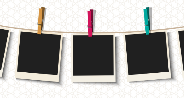Рамки полароид на прищепках