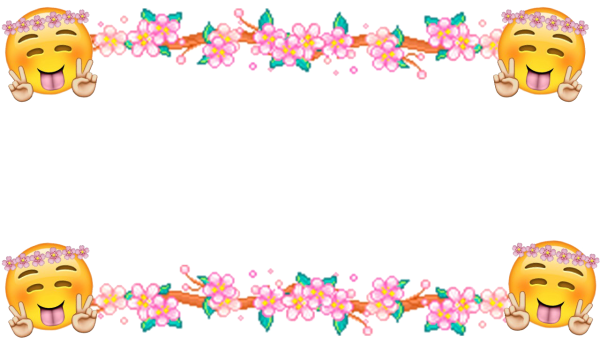 Рамка для фотошопа смайлики