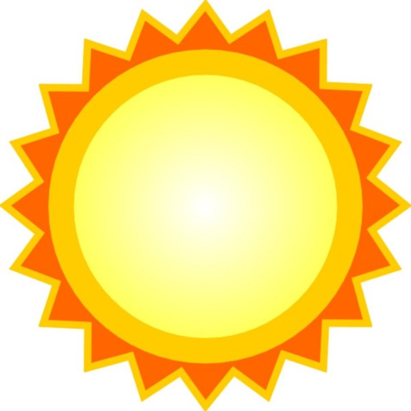 Солнце круглое