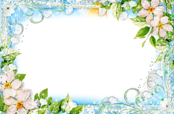 Весенняя рамка для текста