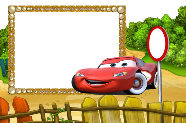 Рамка детская машинки