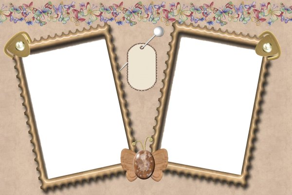 Рамка двойная мужская