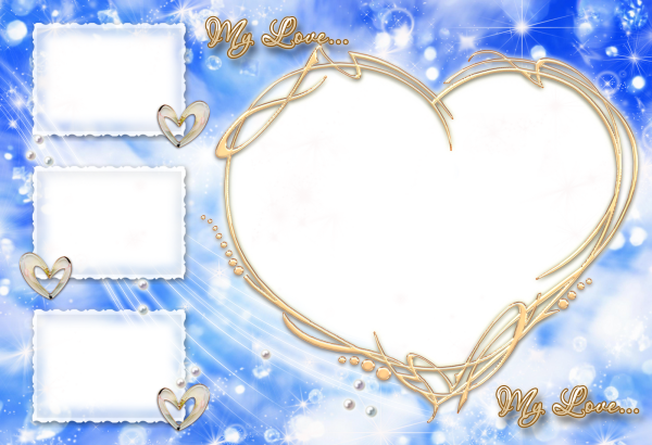 Свадебный коллаж для фотошопа