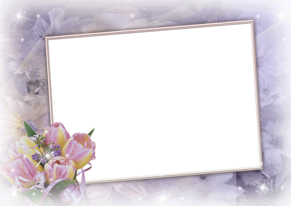 Свадебная рамка для текста горизонтальная