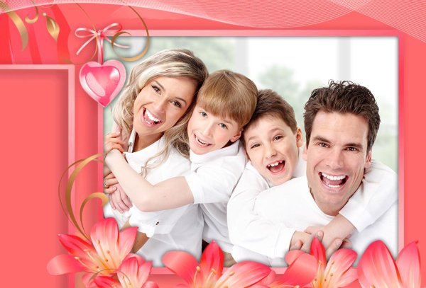 Красивые семейные фоторамки
