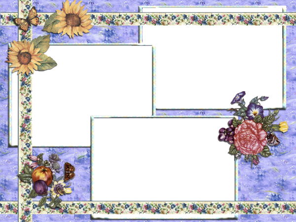 Рамка для коллажа горизонтальная