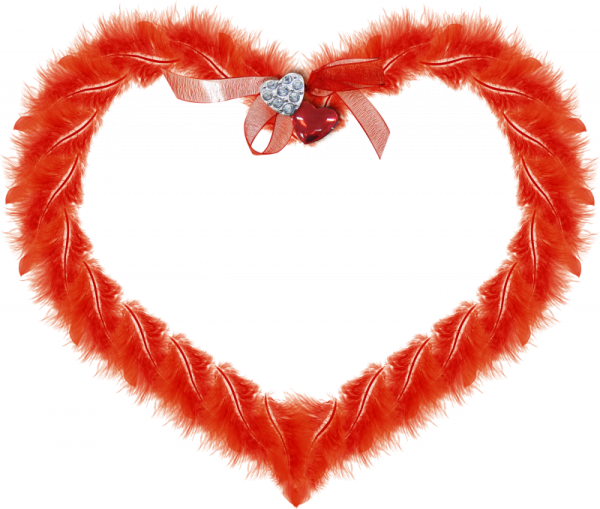 Рамка в виде сердечка