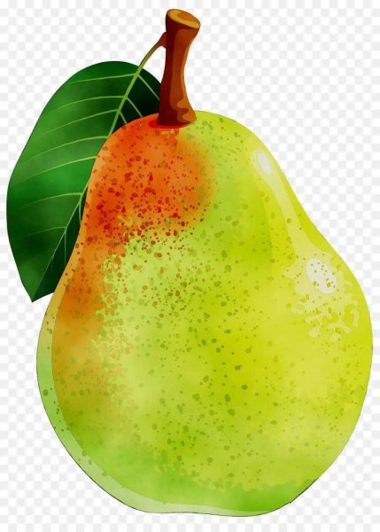 Груша мультяшная