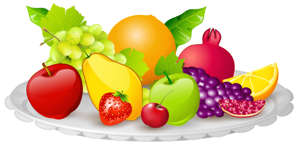 Фрукты мультяшный