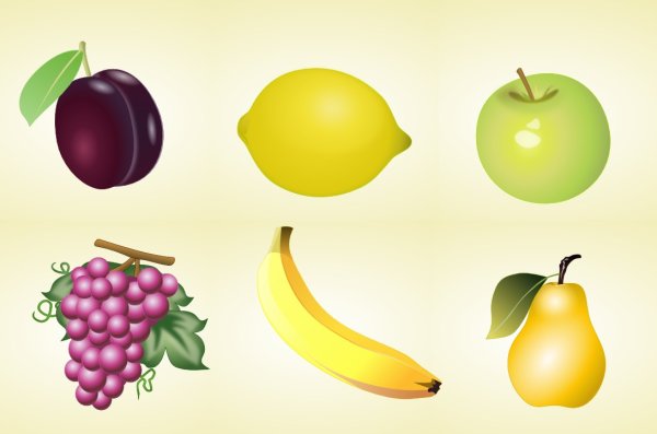 Фрукты для детского сада