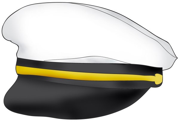 Фуражка на белом фоне