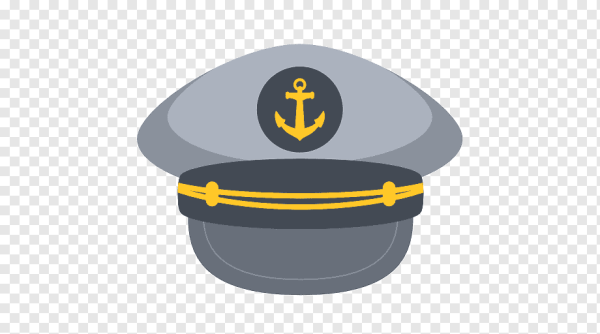 Капитанская фуражка без фона