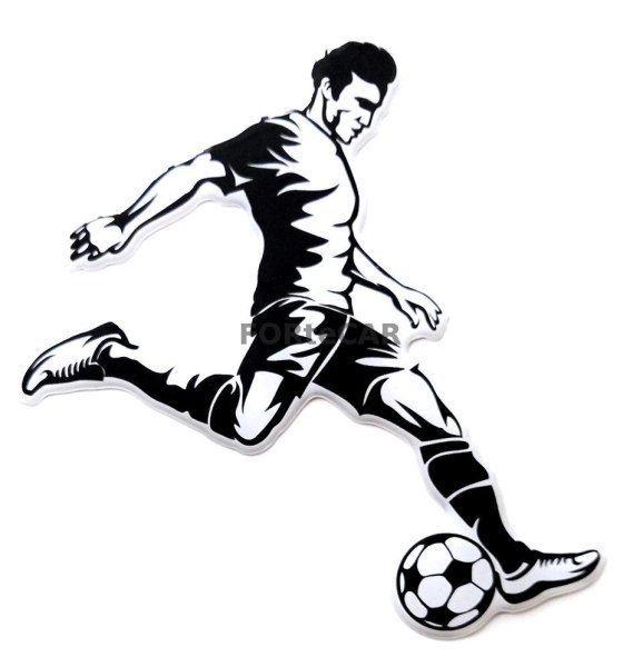 Футболист рисунок