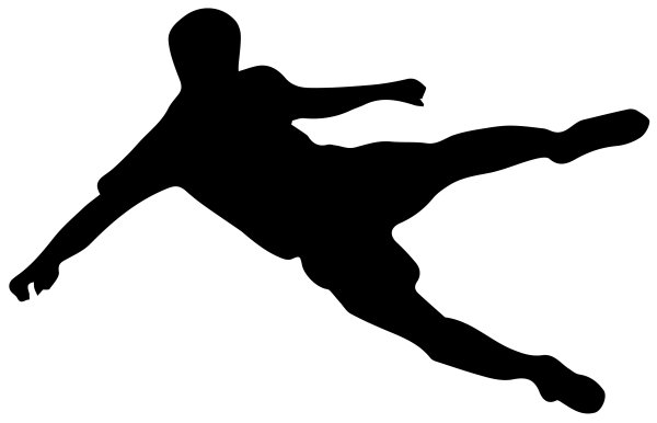 Силуэт футболиста