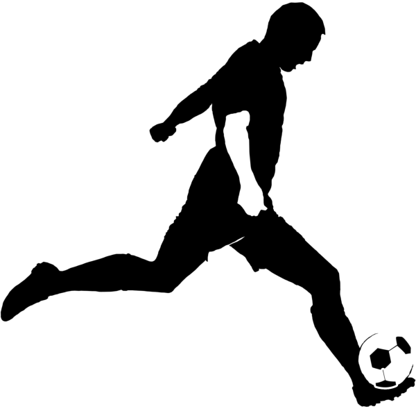 Футболист векторное изображение