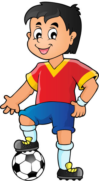 Футболист рисунок