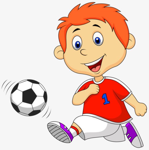 Футболист мультяшка