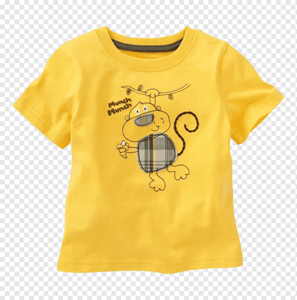 Детская футболка на прозрачном фоне