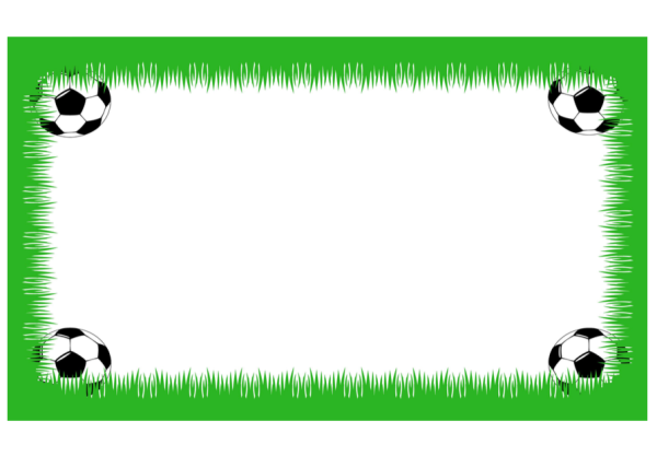 Футбольная рамка для текста