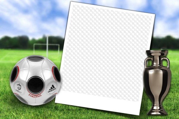 Футбольная рамка для фотошопа