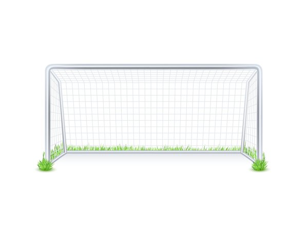 Футбольные ворота без фона для фотошопа