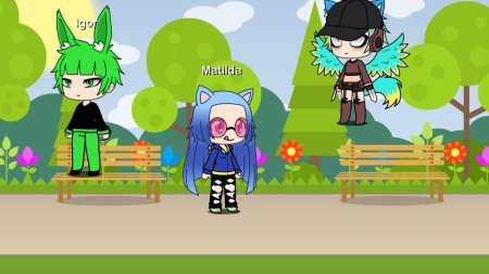 Гача лайф перс зеленый