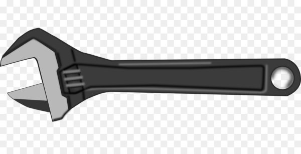 Ключ рожковый на белом фоне