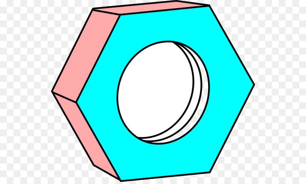 Гайка без фона