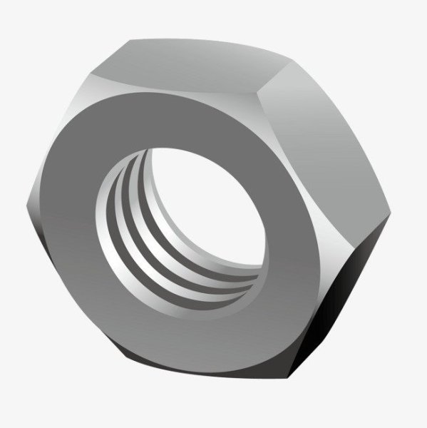 Гайка без фона