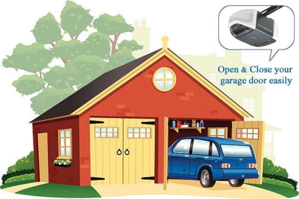 Гараж рисунок для детей