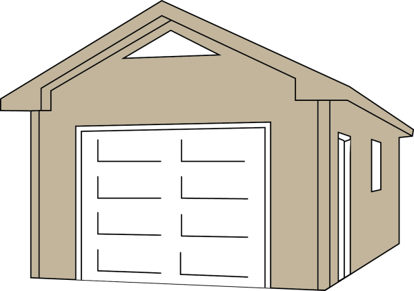 Гараж без фона