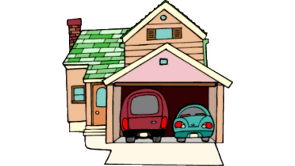 Гараж рисунок