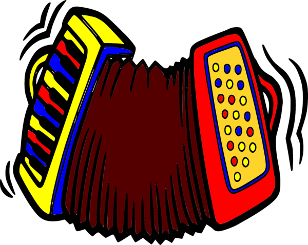 Гармошка для детей на прозрачном фоне